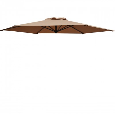 Replacement Patio Umbrella Canopy Cover for 10ft 8 Ribs Umbrella Taupe (CANOPY ONLY)-Tan   563600828